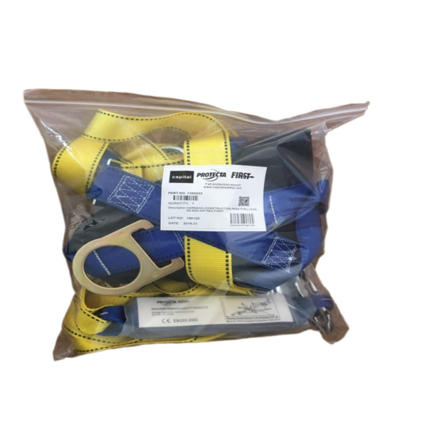 Safety Harness Belt with Double Lanyard