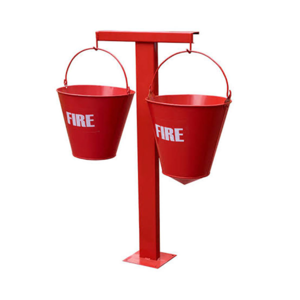Fire Safety Sand Bucket with Stand