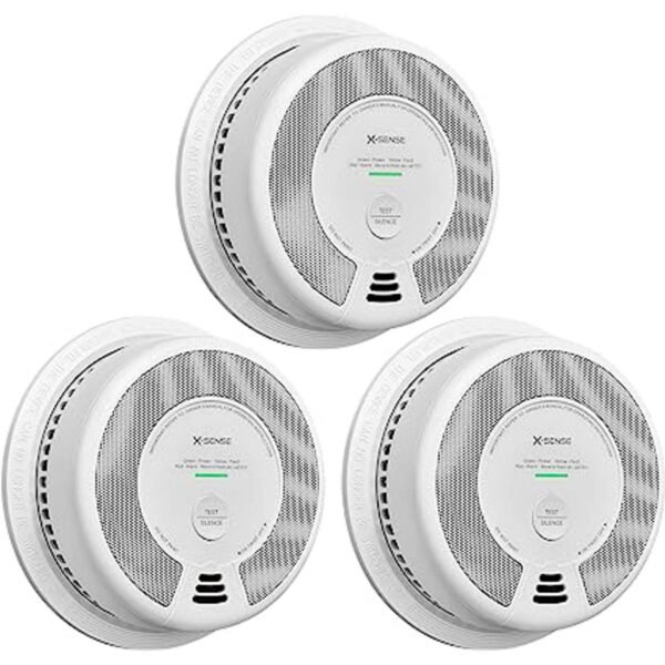 Wireless Battery-Operated Fire Detector Alarm