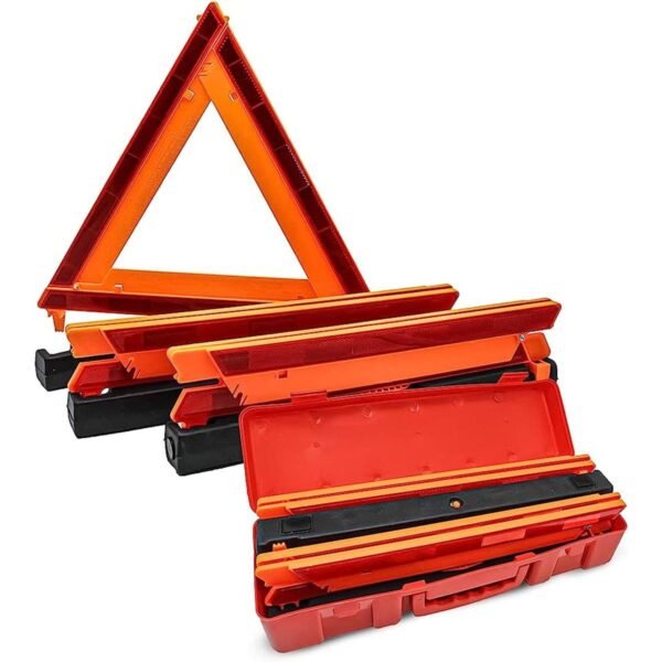 Vehicle Emergency-Warning Sign Triangle Reflective Folded