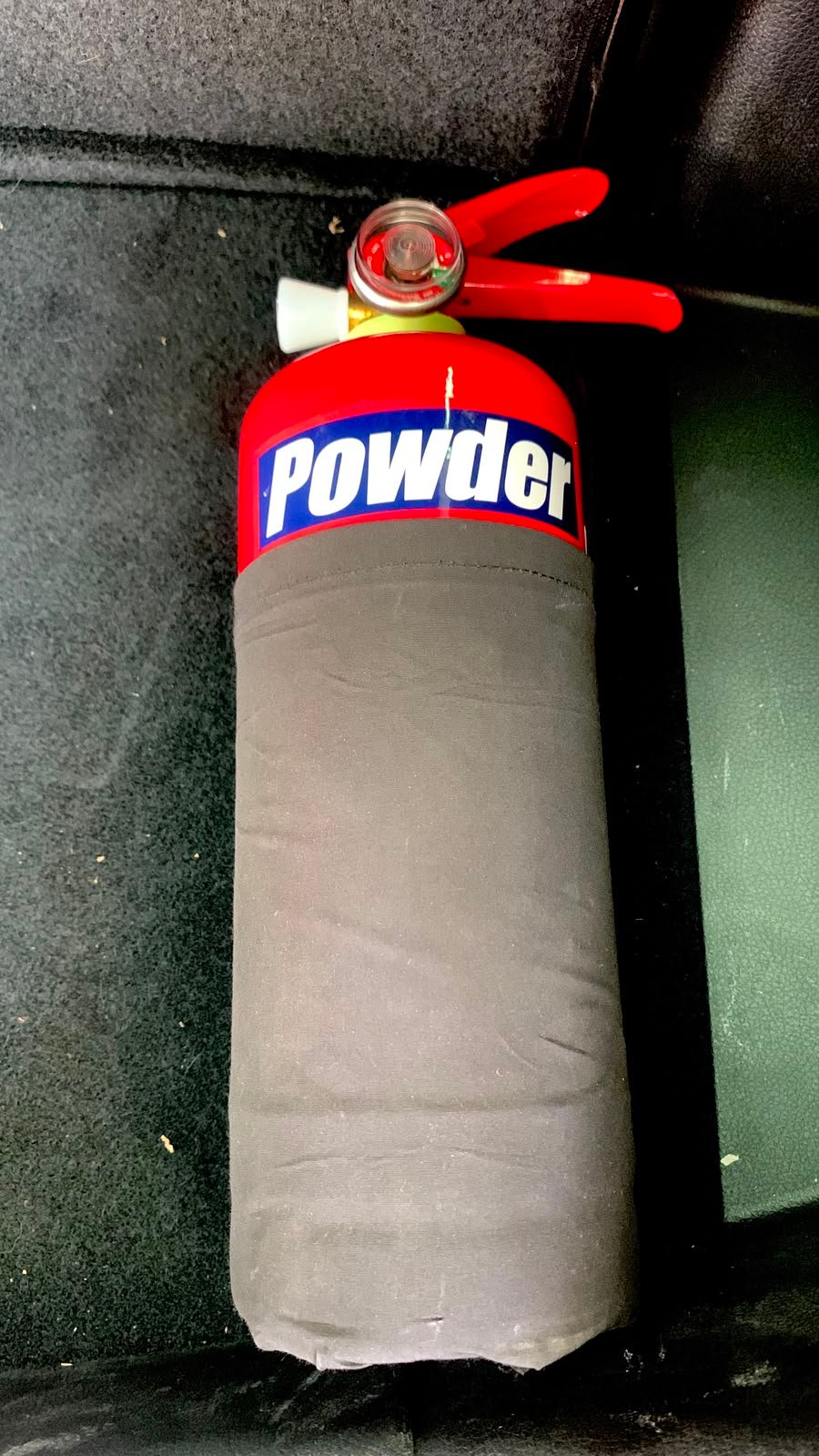 DCP Fire Extinguisher – 1 KG with Holding Cover (Cars)